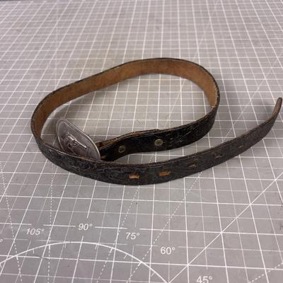 Western Belt - GREAT Buckle of Revolver