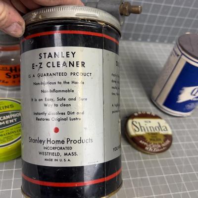 Vintage Product Tins and Bottles COLLECTION
