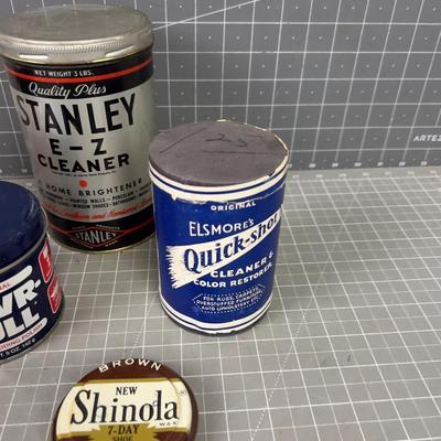 Vintage Product Tins and Bottles COLLECTION