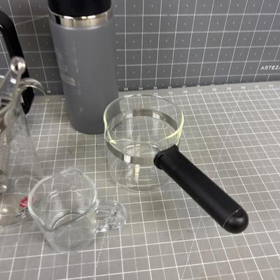 French Press plus Travel Coffee Mug