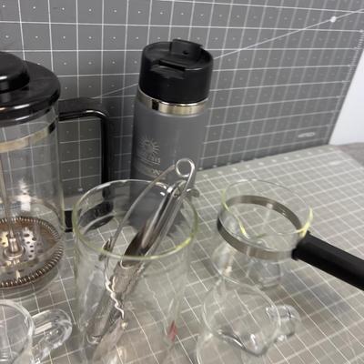 French Press plus Travel Coffee Mug