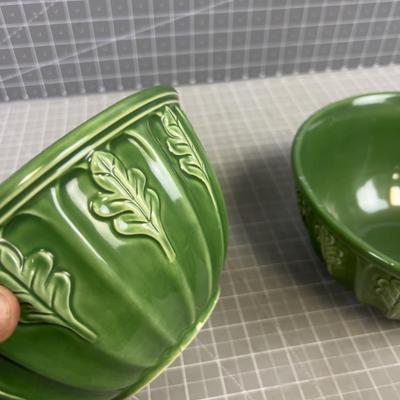 Oak Leaf Mixing Bowls 2 