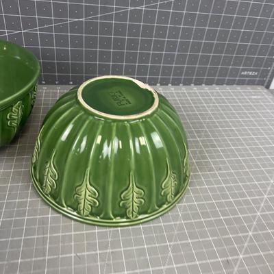 Oak Leaf Mixing Bowls 2 