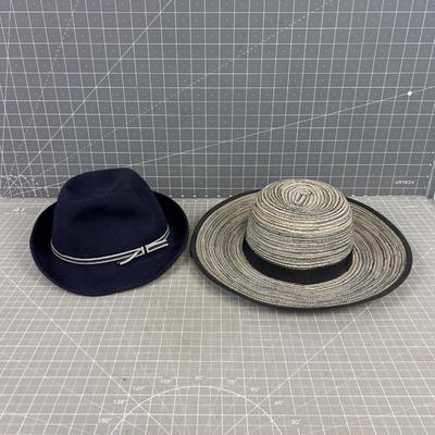 2 Vintage Hats 