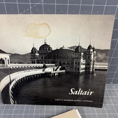 2 UTAH Books; Historic Buildings and Saltair