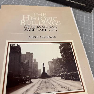 2 UTAH Books; Historic Buildings and Saltair