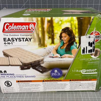 COLEMAN Twin Air Mattress New in Opened Box