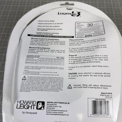 Powered Light Premium NEW Shooter Ear Muff 