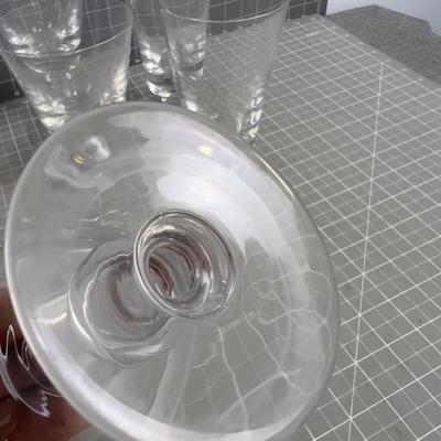 Partial Set of FINE Goblets, Pilsner, Sherbets 