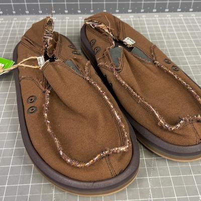 SANUK Vagabond NEW Men's Size 10 Shoe Brown