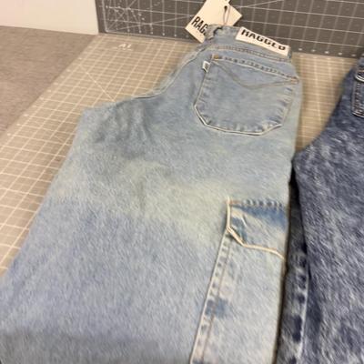 2 Urban Outfitters - Stone Washed. Elastic Waist Medium 28" 