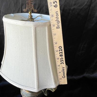 Lot 9 Vintage Brass Oriental Lamp