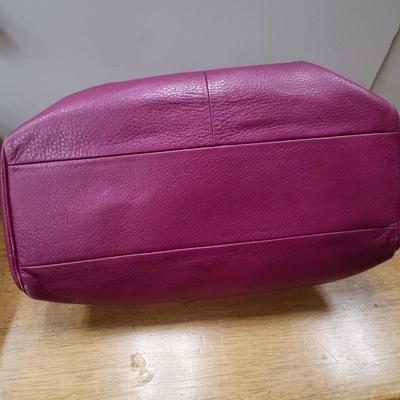 COACH Satchel Handbag Fuchsia