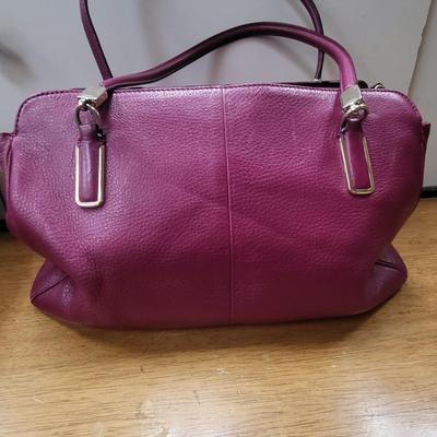 COACH Satchel Handbag Fuchsia