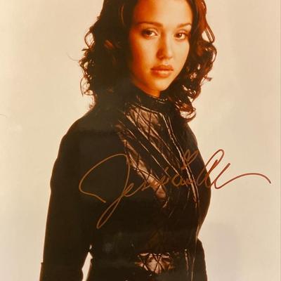 Jessica Alba signed photo