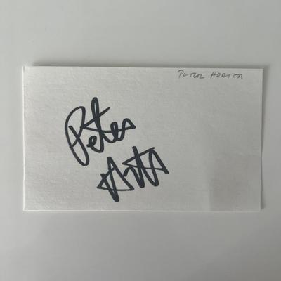 Thirtysomething Peter Horton original signature
