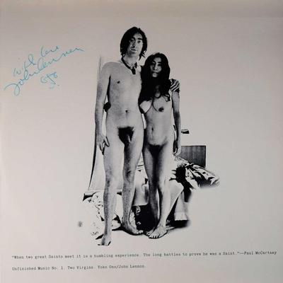 John Lennon signed Two Virgins album