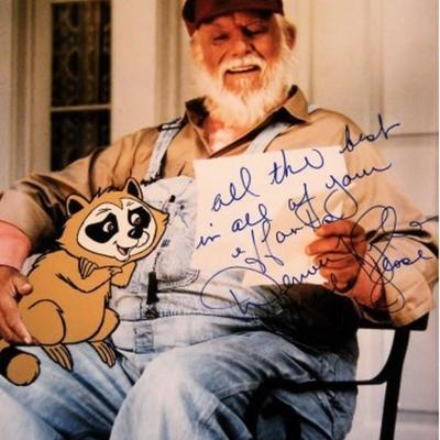 Denver Pyle signed Jesse Duke photo