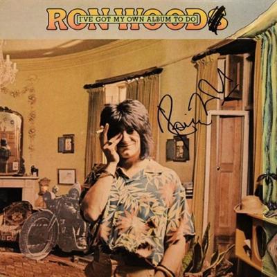 Ron Wood signed "I've Got My Own Record Album To Do" album