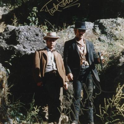 Paul Newman and Robert Redford signed "Butch Cassidy and the Sundance Kid" signed movie photo. GFA Authenticated