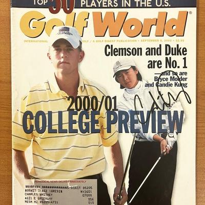 Candie Kung signed 2000 Golf World Magazine