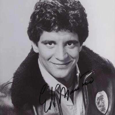 Ed Marinaro signed "Hill Street Blues" TV photo
