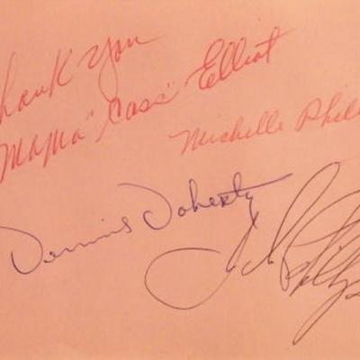 The Mama's and the Papa's signature slip