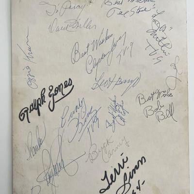 The Lone Cowboy Big Slim signed photo