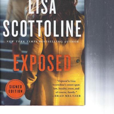 Exposed Lisa Scottoline signed book