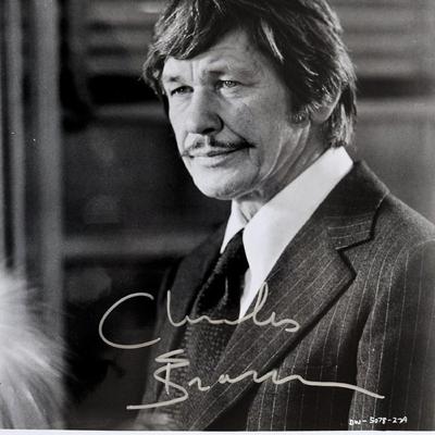 Death Wish Charles Bronson signed photo