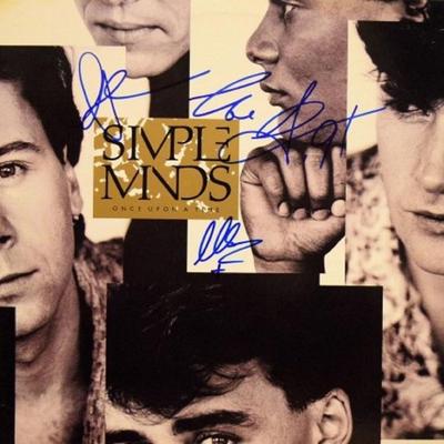 Simple Minds signed "Once Upon A Time" album
