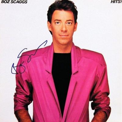 Boz Scaggs signed "Hits!" album