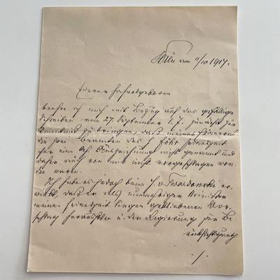 signed letter
