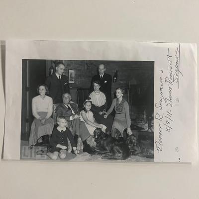 Eleanor Roosevelt Seagraves signed photo