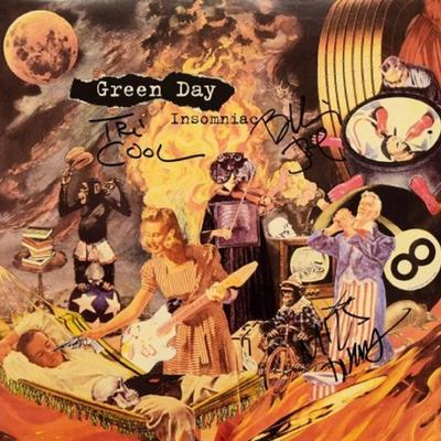 Green Day signed "Insomniac" album