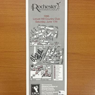 Alice Miller Signed 1995 Rochester International Golf Tournament Program