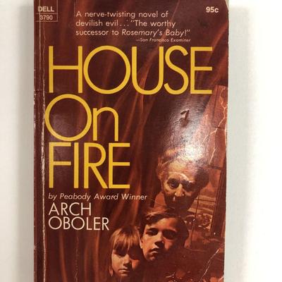 House on Fire first edition and personal check