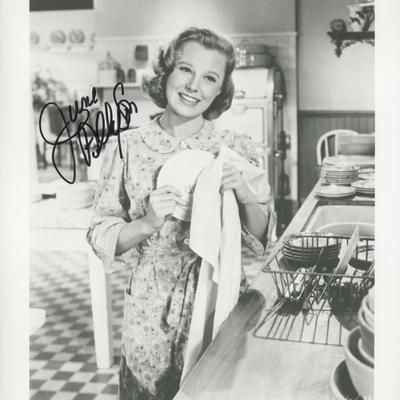 June Allyson signed "Good News" movie photo