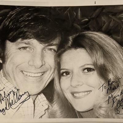 Meredith MacRae / Greg Mullavey signed photo