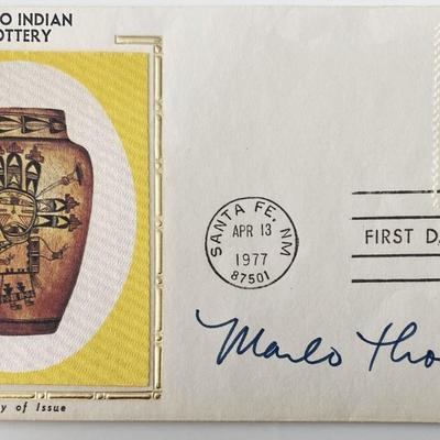 Marlo Thomas signed cover