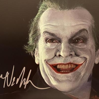 Batman Jack Nicholson signed photo
