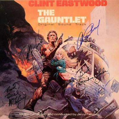 Clint Eastwood The Gauntlet signed soundtrack