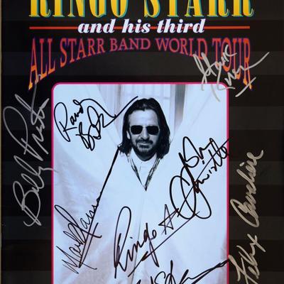 Ringo Starr Third All Starr Band signed Tour Book