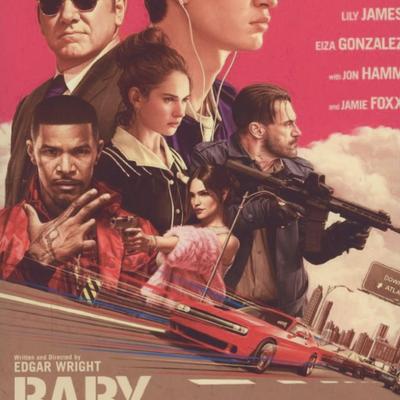 Edgar Wright signed "Baby Driver" movie photo