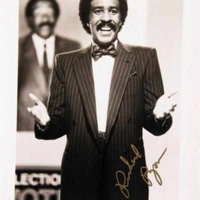 Richard Pryor signed movie still photo