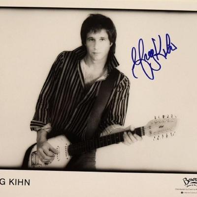 Greg Kihn signed promo photo