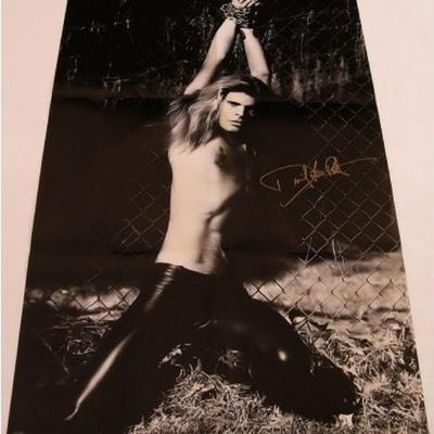 David Lee Roth signed album insert
