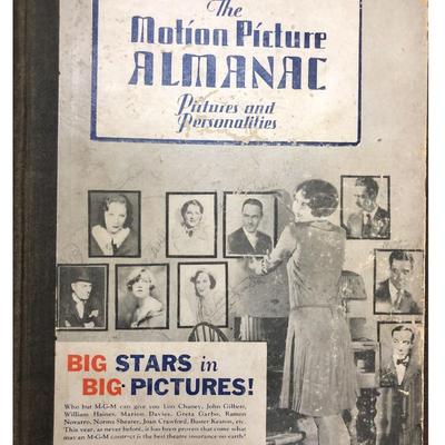 The Motion Picture Almanac vintage hardcover book