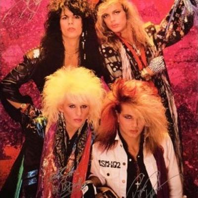 Poison signed promo poster