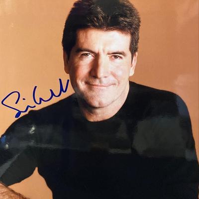 Simon Cowell Signed Photo